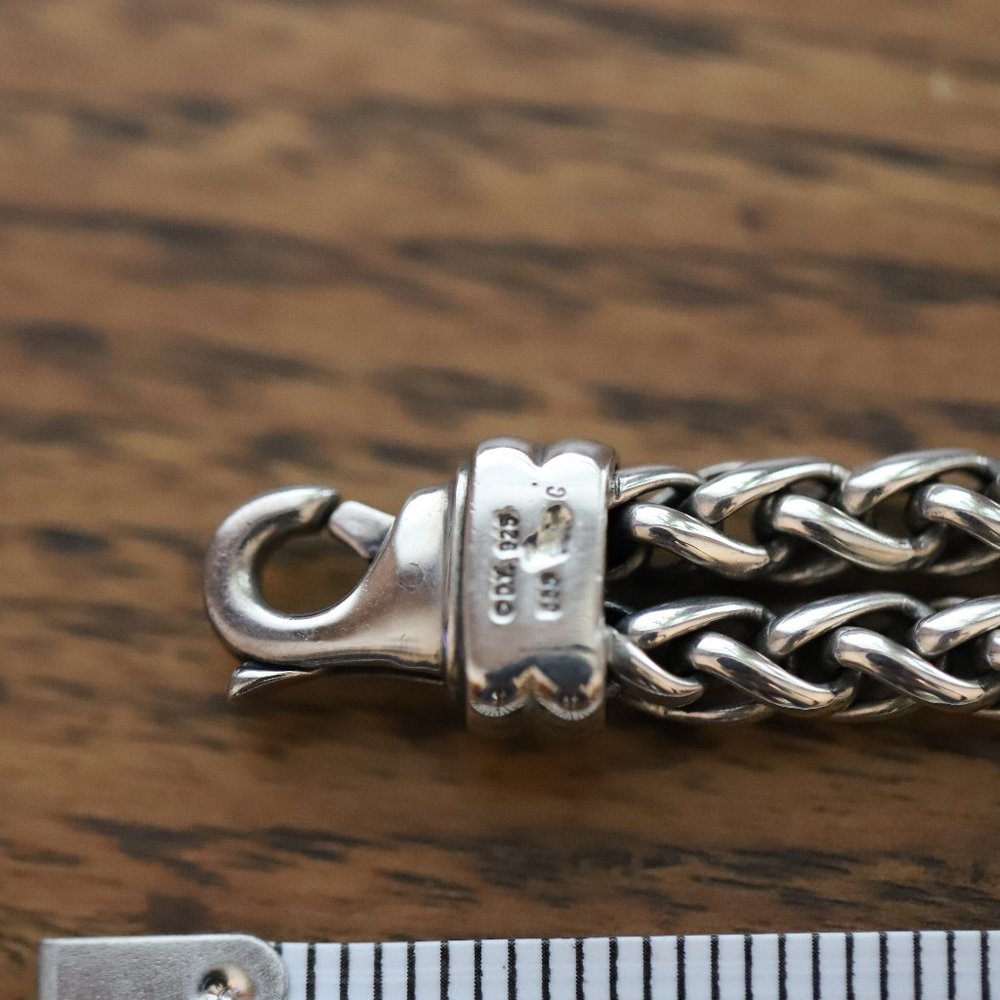 DAVID YURMAN LARGE ALBION BLACK ONYX BRACELET STERLING 14K YELLOW GOLD RARE! - Picture 16 of 16